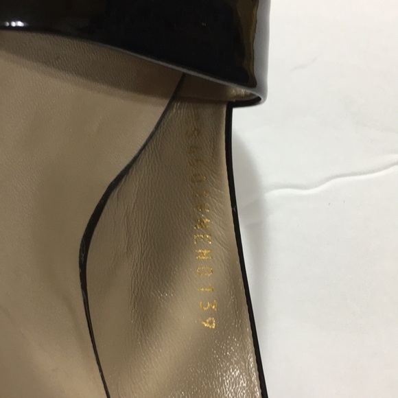 SOLD Valentino Garavani Black Patent Size 9M Heels - Picture 7 of 8